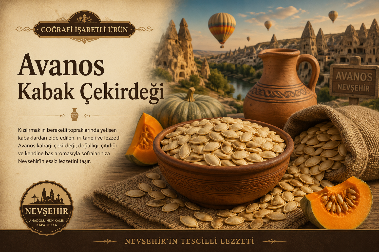 Nevşehir  Kabak Çekirdeği