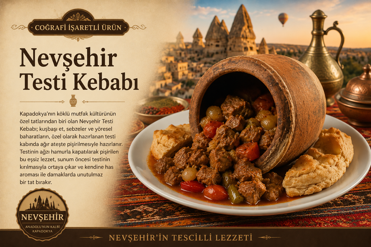 Nevşehir Testi Kebabı
