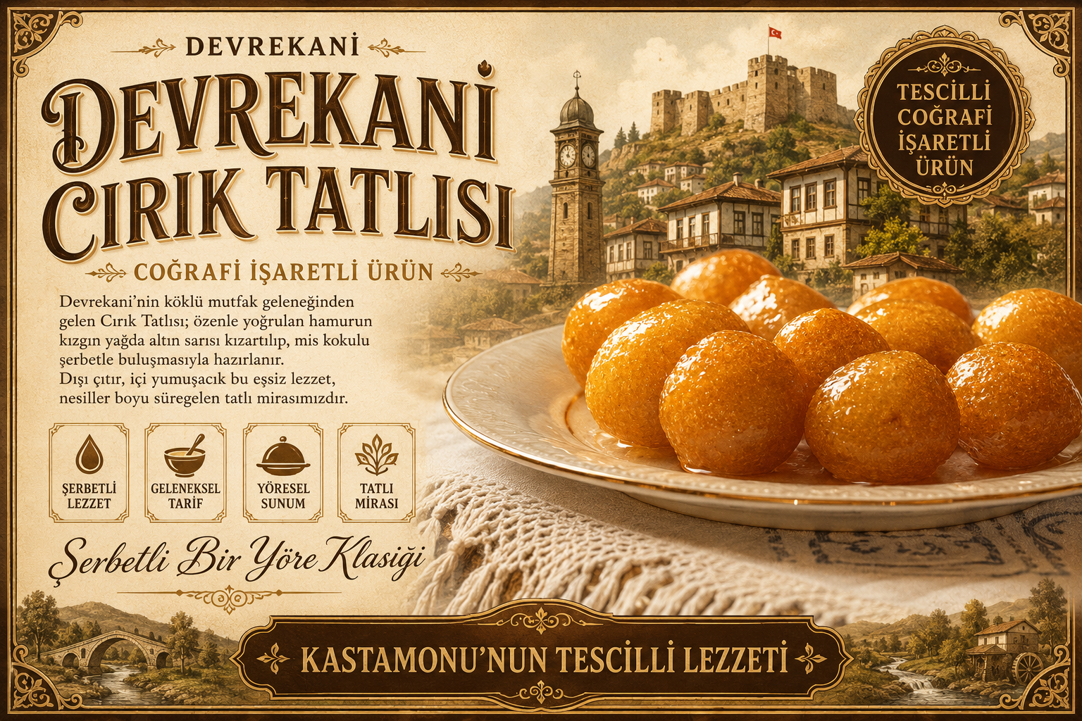 DEVREKANİ CIRIK TATLISI