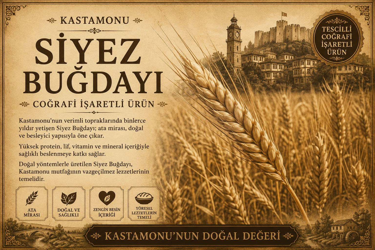 KASTAMONU SİYEZ BUĞDAYI