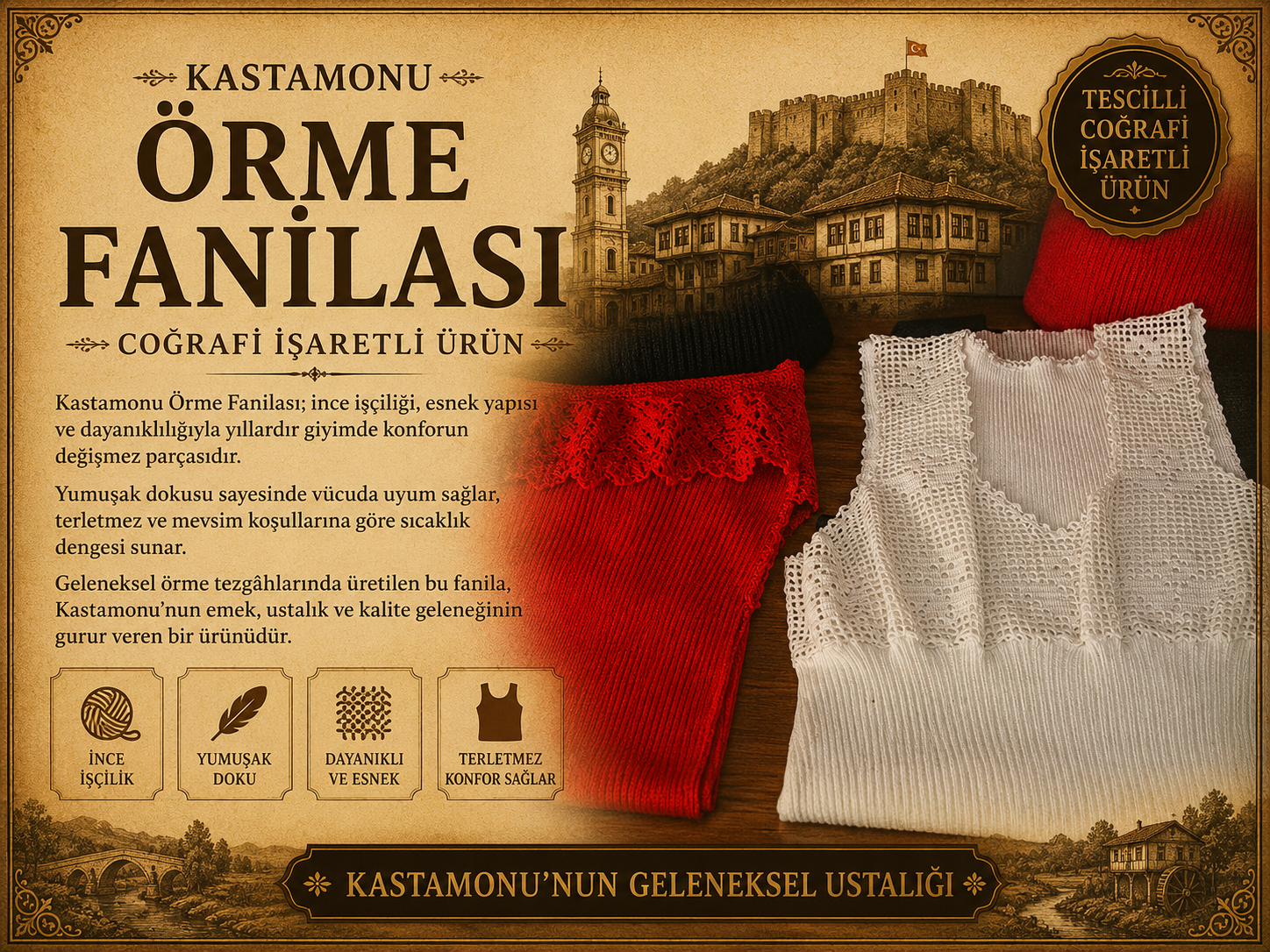 KASTAMONU ÖRME FANİLASI / KASTAMONU FANİLASI