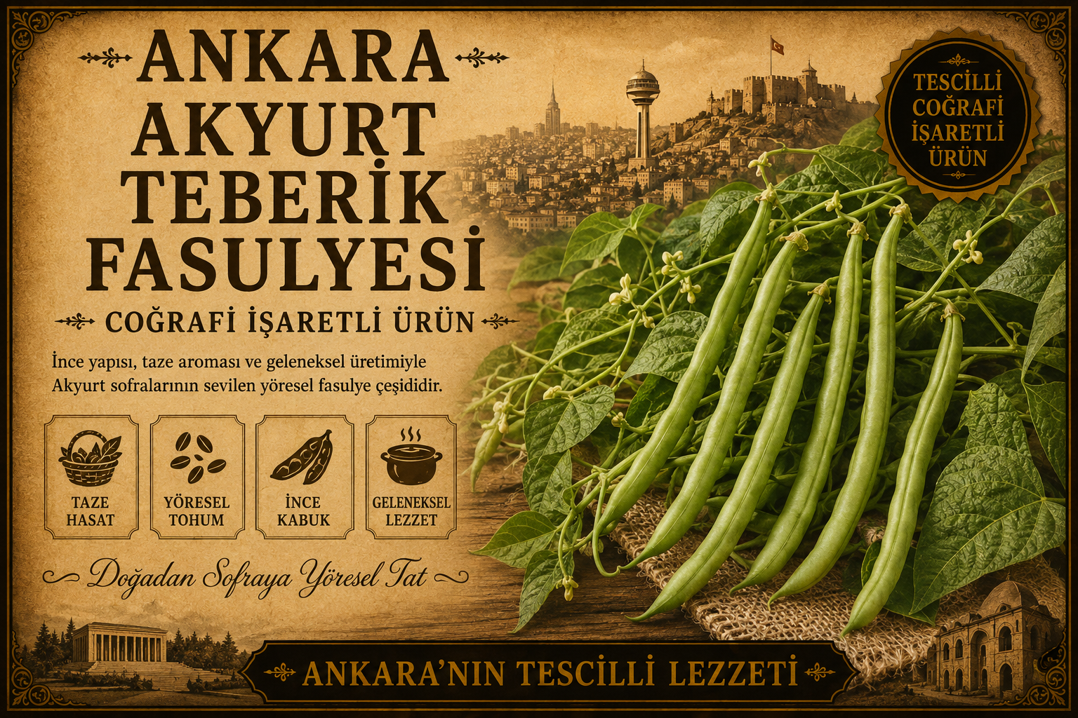 Akyurt Teberik Fasulyesi