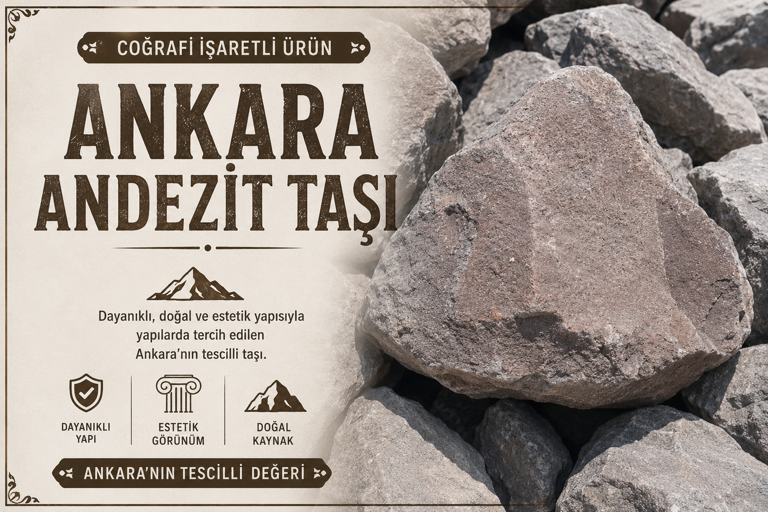 Ankara Andezit Taşı
