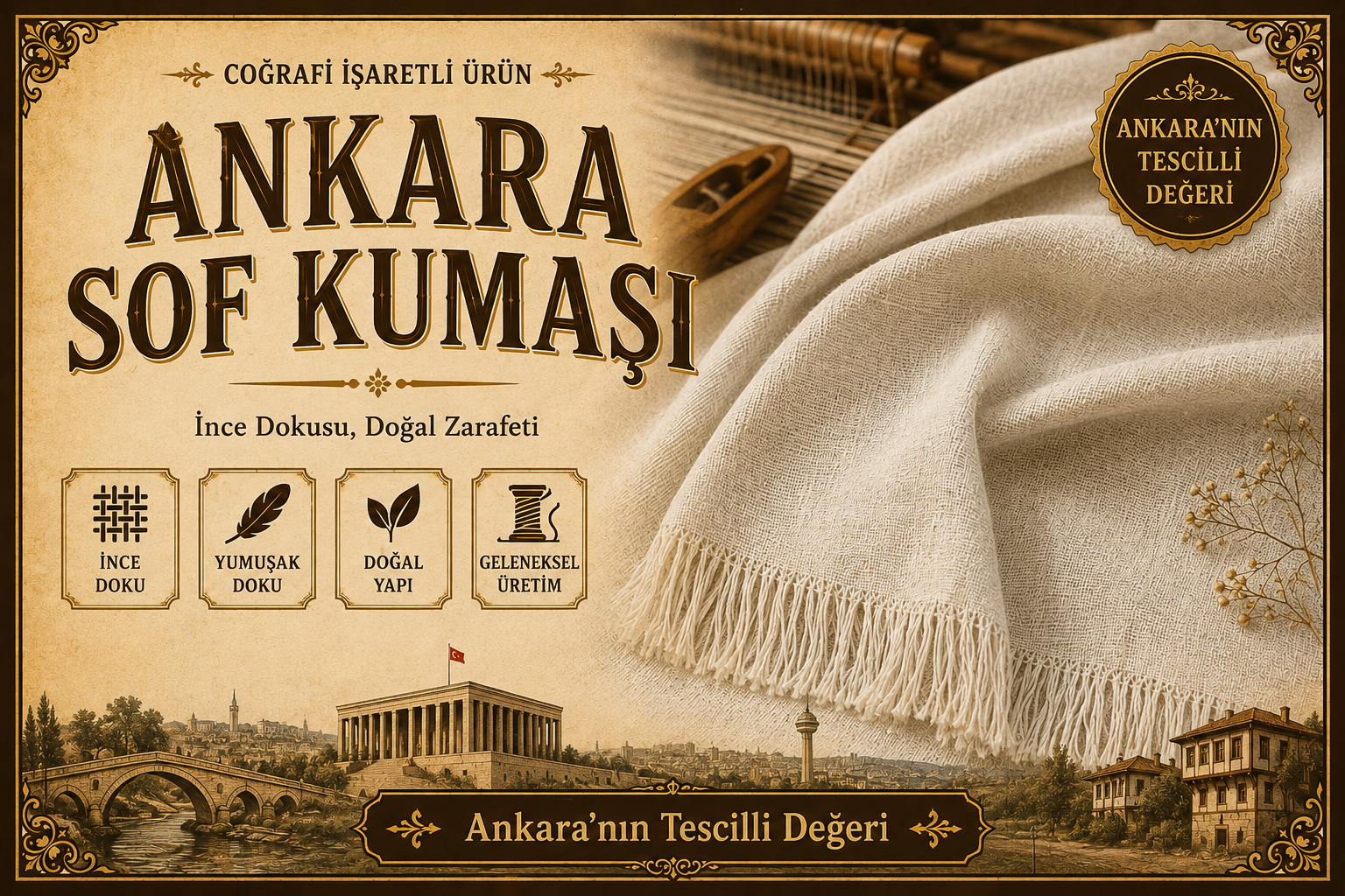 Ankara Sof Kumaşı