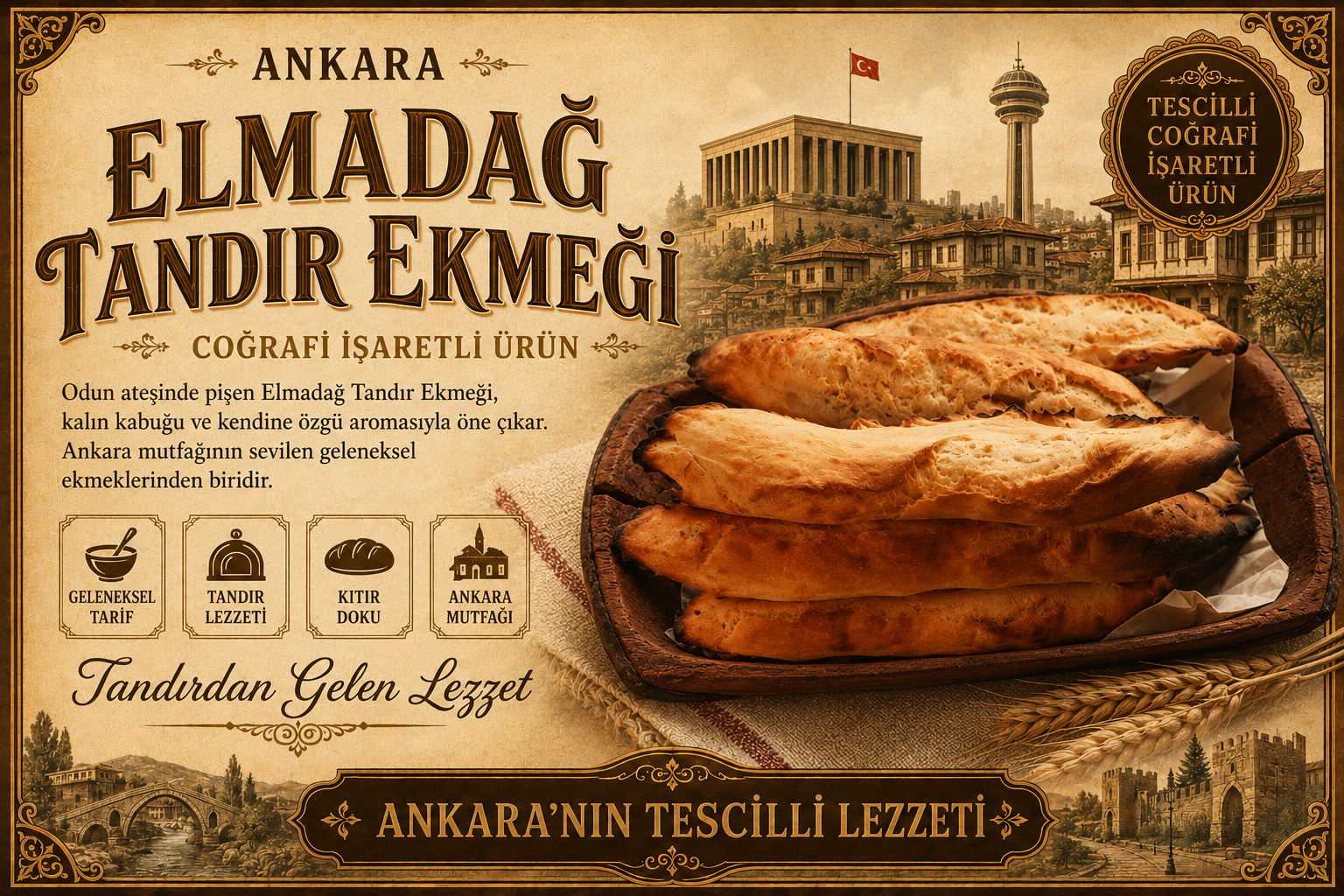 Elmadağ Tandır Ekmeği