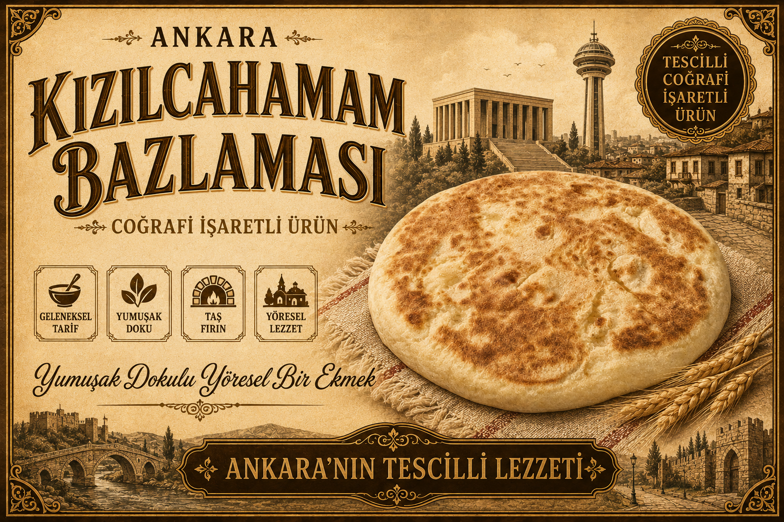 Kızılcahamam Bazlaması