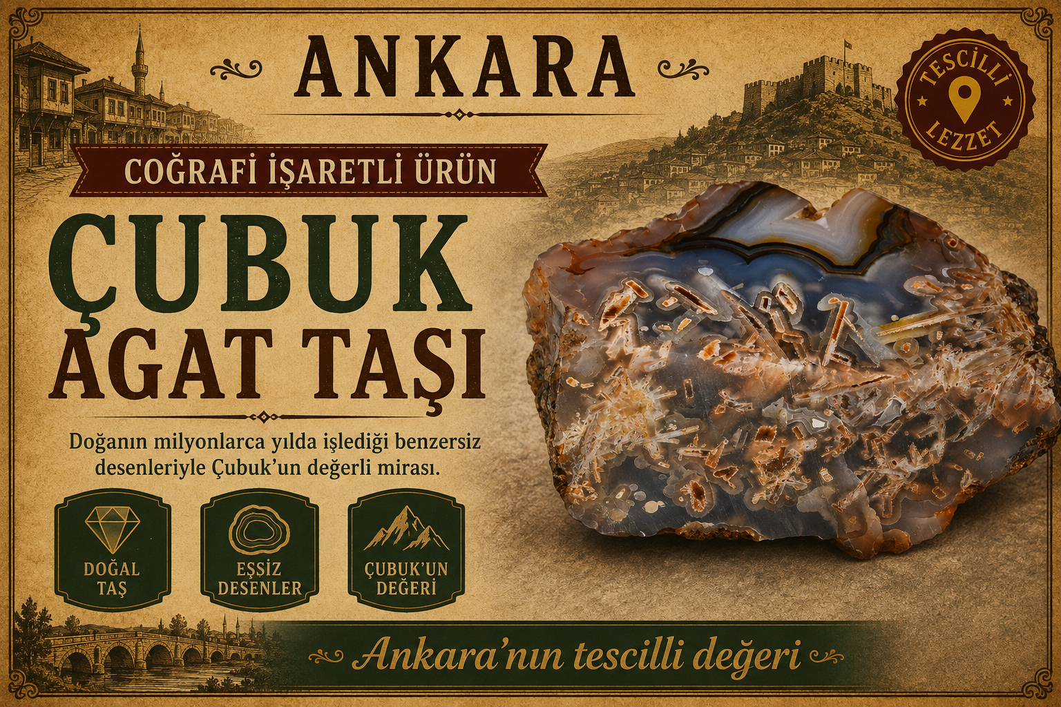 Çubuk Agat Taşı