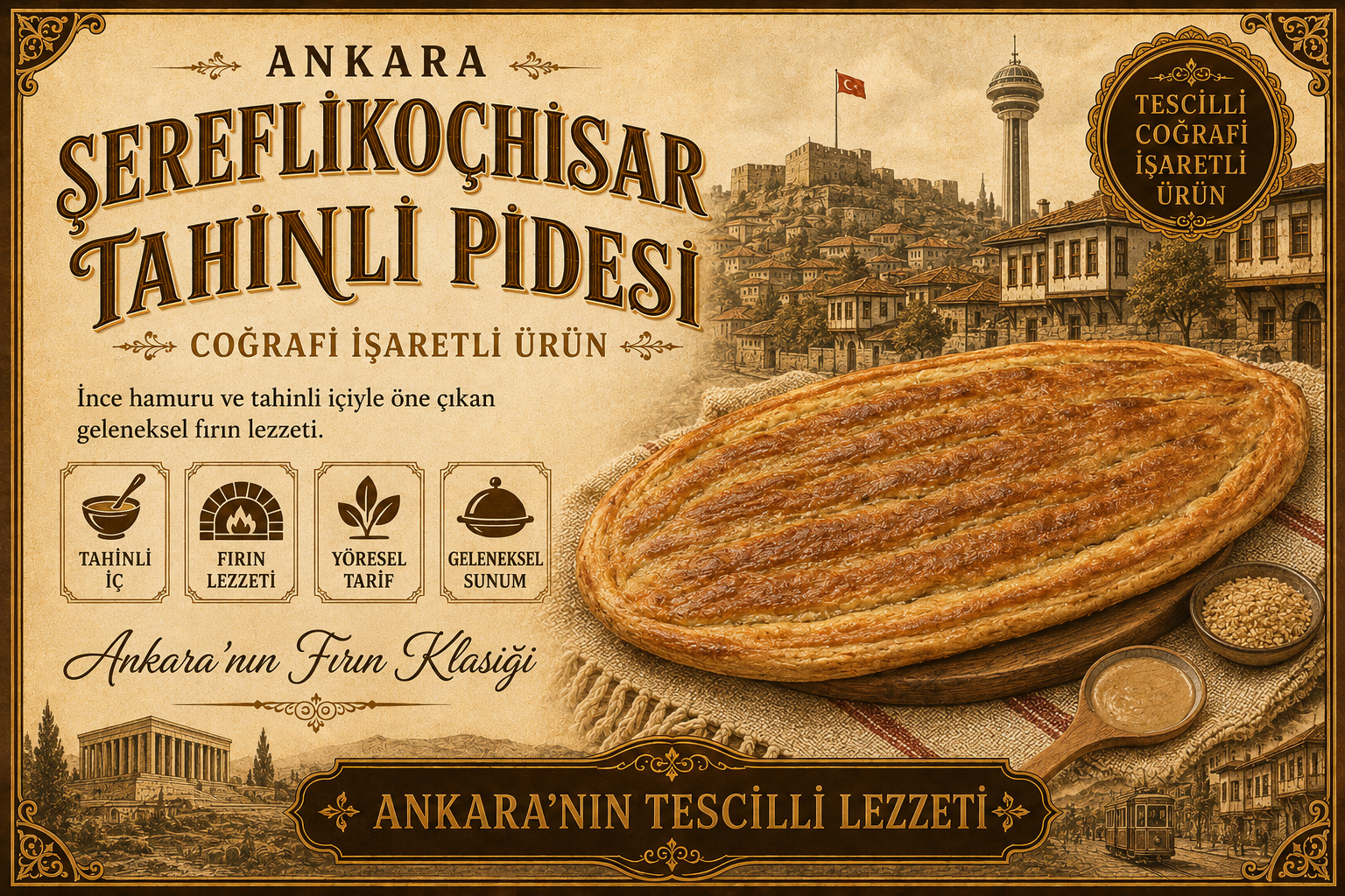 Şereflikoçhisar Tahinli Pidesi