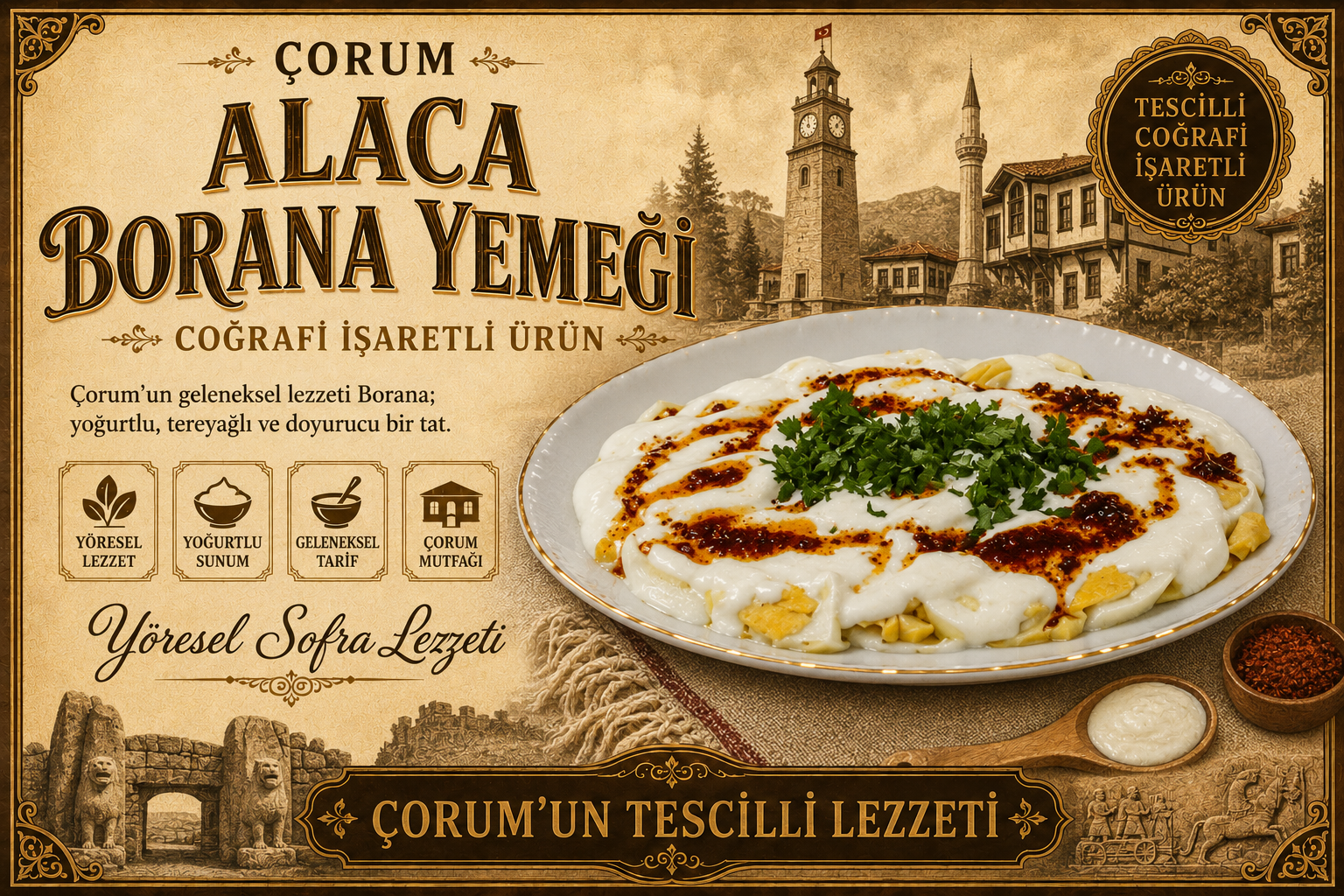 Alaca Borana Yemeği