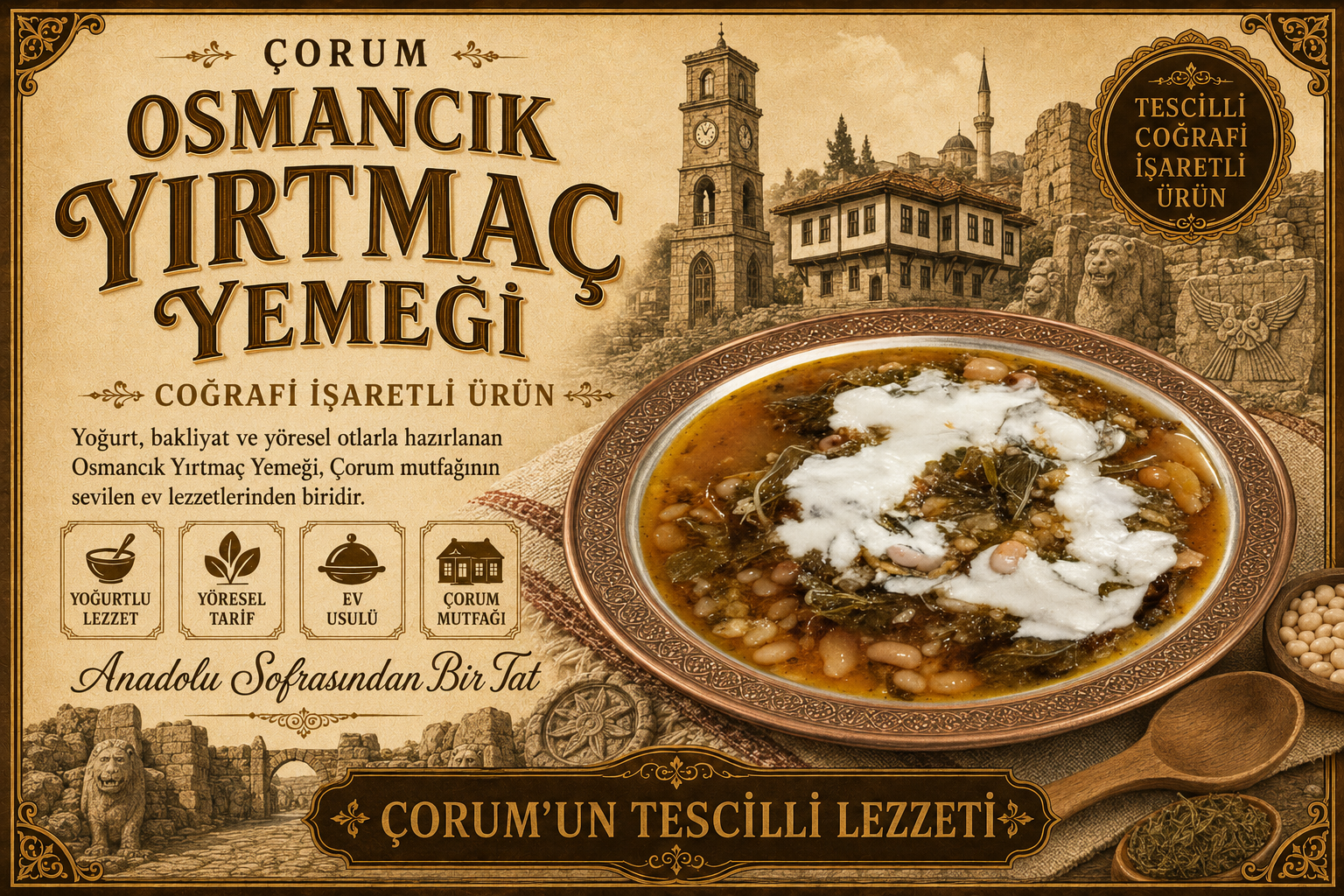 Osmancık Yırtmaç Yemeği