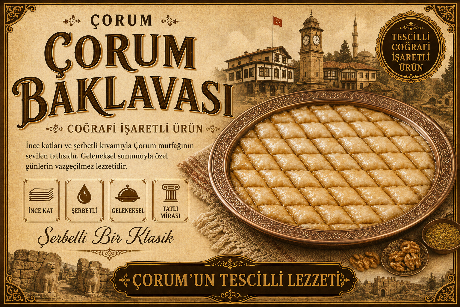 Çorum Baklavası
