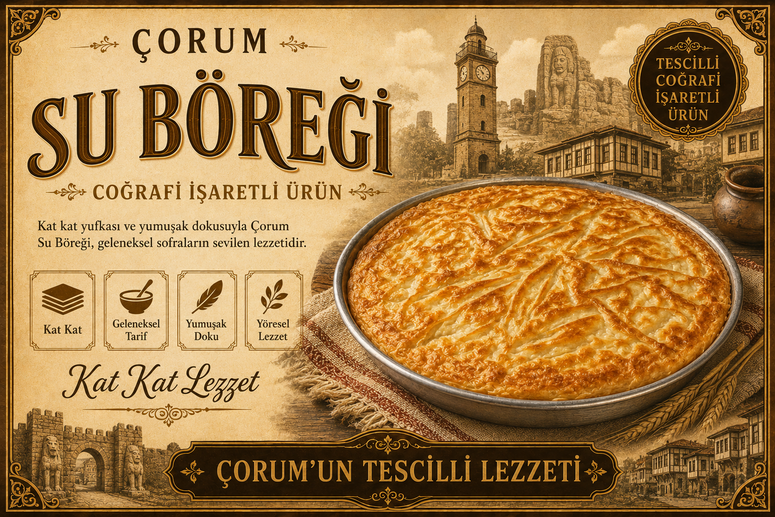 Çorum Su Böreği