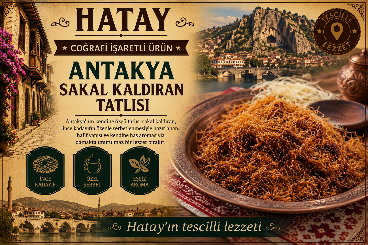 Antakya Sakal Kaldıran Tatlısı