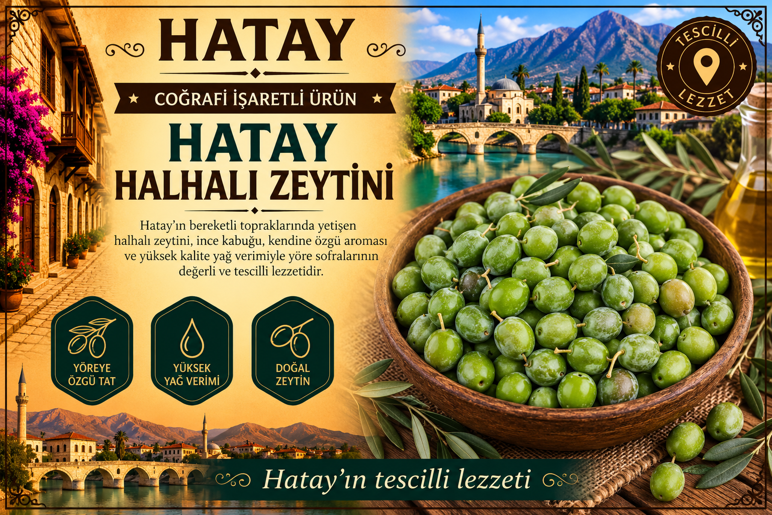 Hatay Halhalı Zeytini