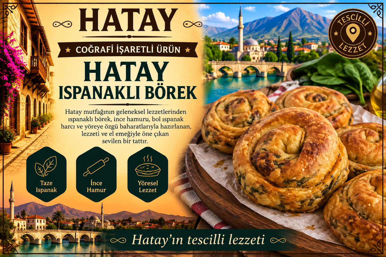 Hatay Ispanaklı Börek