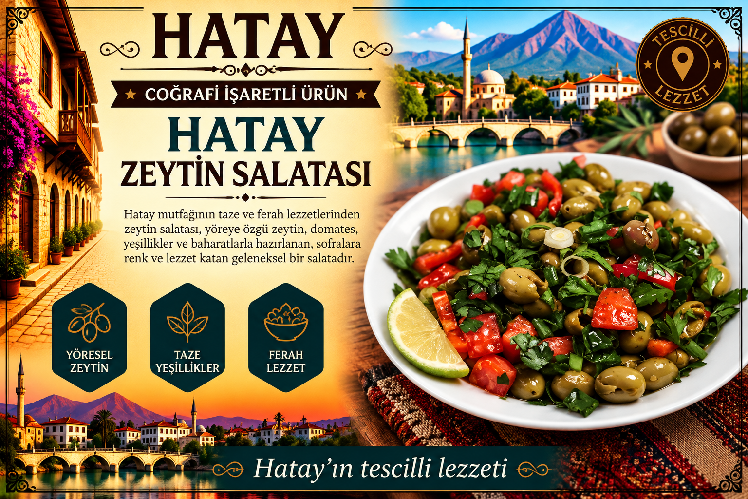 Hatay Zeytin Salatası