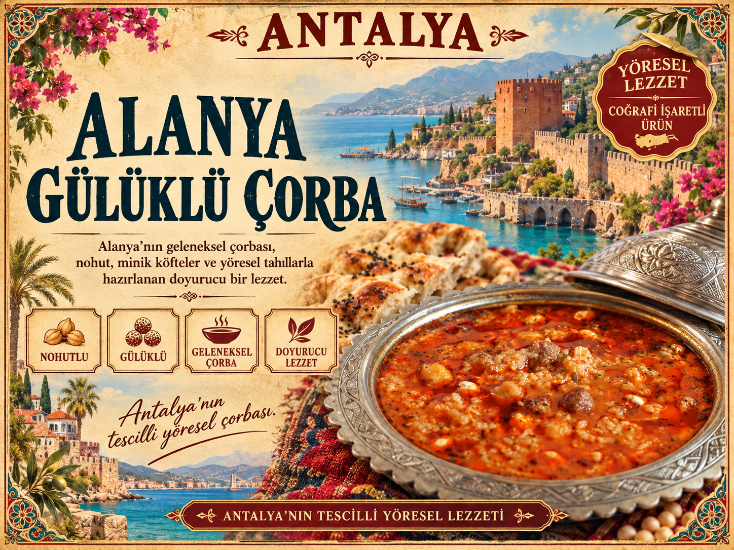 Alanya Gülüklü Soup