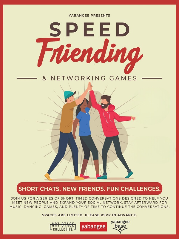 Speed Friending & Networking Games Night afişi