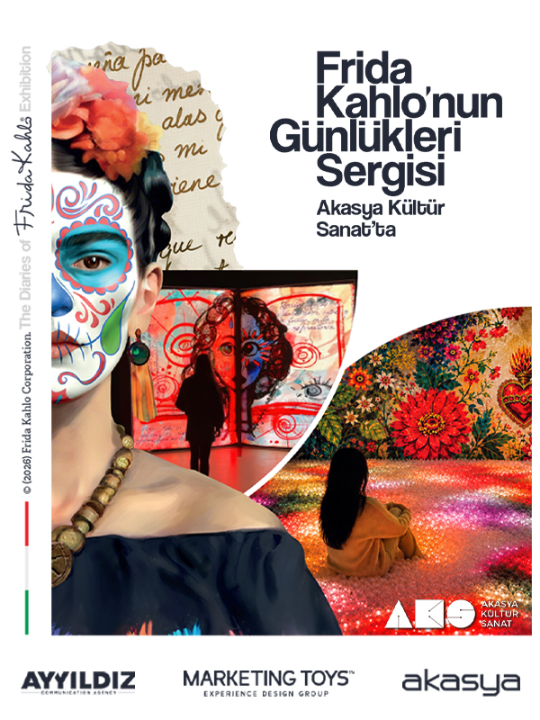 Frida Kahlo'nun Günlükleri Sergisi afişi