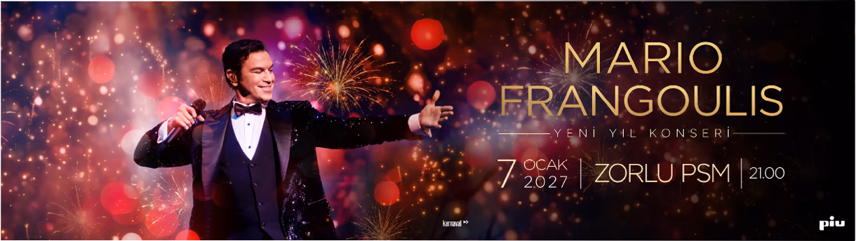 Mario Frangoulis: Yeni Yıl Konseri afişi
